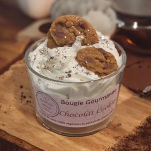 Bougie Gourmande Chocolat Cookies 200ml